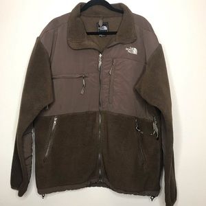 The North Face Brown Denali Zip Up Sweater Jacket